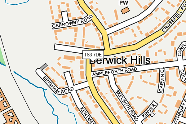 TS3 7DE map - OS OpenMap – Local (Ordnance Survey)