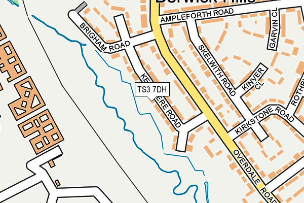 TS3 7DH map - OS OpenMap – Local (Ordnance Survey)