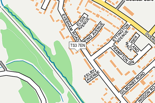 TS3 7EN map - OS OpenMap – Local (Ordnance Survey)