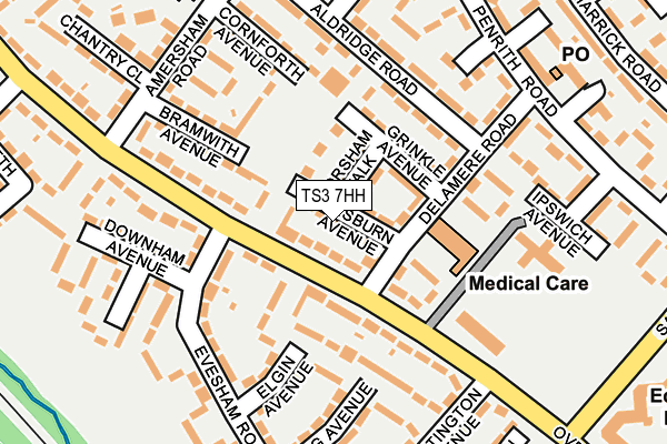 TS3 7HH map - OS OpenMap – Local (Ordnance Survey)