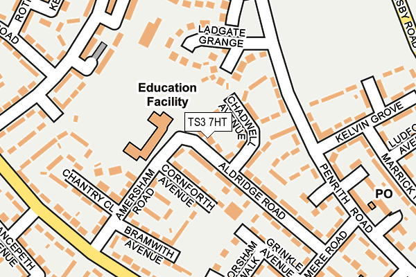 TS3 7HT map - OS OpenMap – Local (Ordnance Survey)