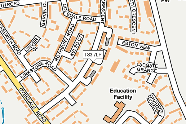 TS3 7LP map - OS OpenMap – Local (Ordnance Survey)