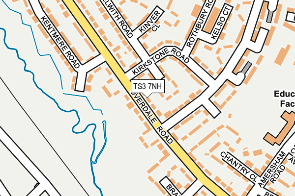 TS3 7NH map - OS OpenMap – Local (Ordnance Survey)