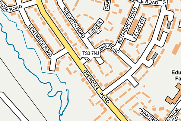 TS3 7NJ map - OS OpenMap – Local (Ordnance Survey)