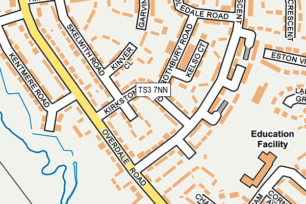 TS3 7NN map - OS OpenMap – Local (Ordnance Survey)