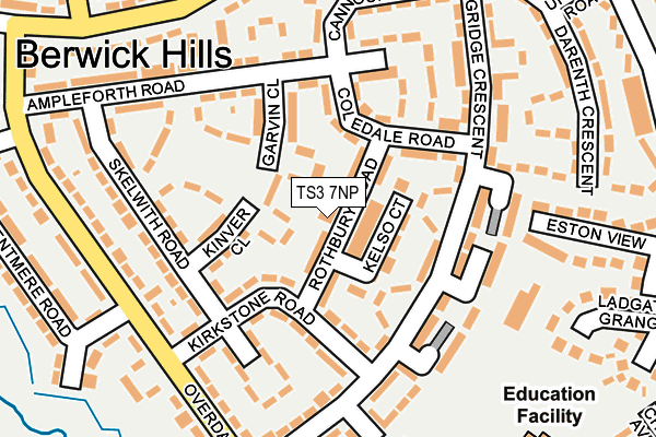 TS3 7NP map - OS OpenMap – Local (Ordnance Survey)