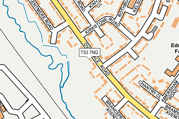 TS3 7NQ map - OS OpenMap – Local (Ordnance Survey)