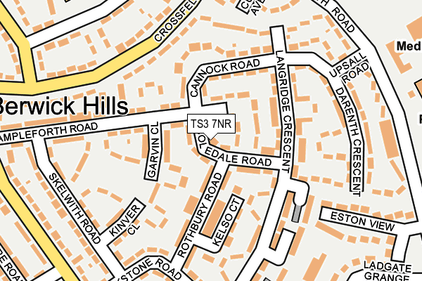 TS3 7NR map - OS OpenMap – Local (Ordnance Survey)