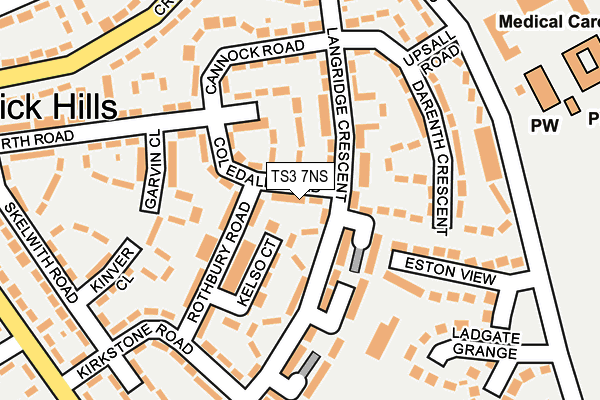 TS3 7NS map - OS OpenMap – Local (Ordnance Survey)