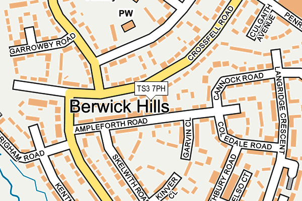 TS3 7PH map - OS OpenMap – Local (Ordnance Survey)