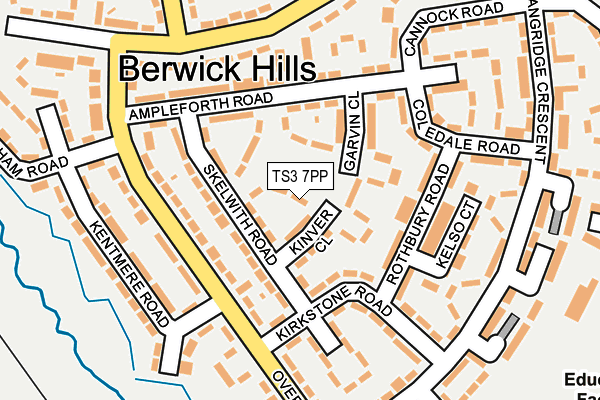 TS3 7PP map - OS OpenMap – Local (Ordnance Survey)