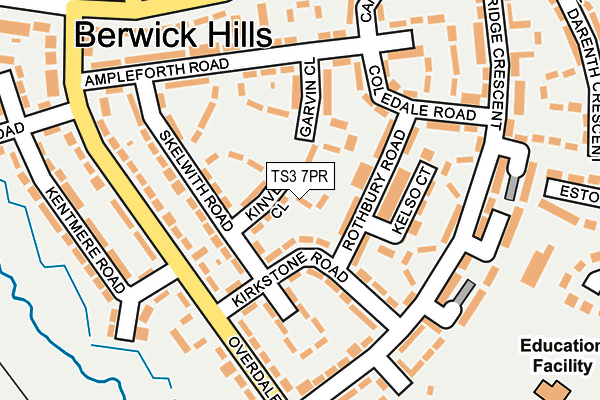 TS3 7PR map - OS OpenMap – Local (Ordnance Survey)