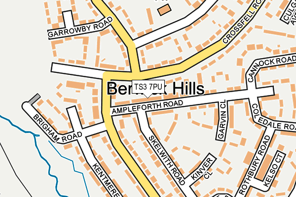 TS3 7PU map - OS OpenMap – Local (Ordnance Survey)