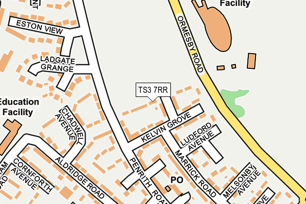 TS3 7RR map - OS OpenMap – Local (Ordnance Survey)