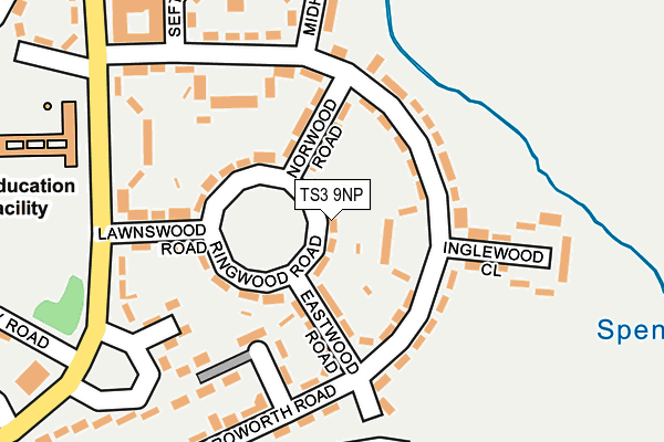 TS3 9NP map - OS OpenMap – Local (Ordnance Survey)