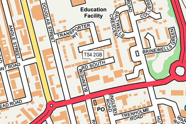 TS4 2GB map - OS OpenMap – Local (Ordnance Survey)