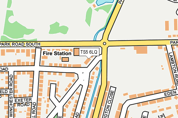 TS5 6LQ map - OS OpenMap – Local (Ordnance Survey)