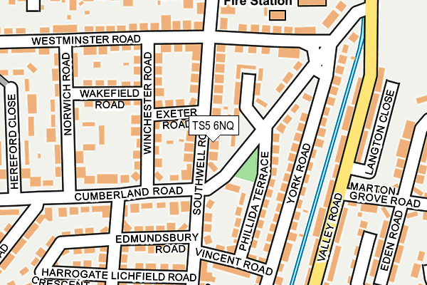 TS5 6NQ map - OS OpenMap – Local (Ordnance Survey)