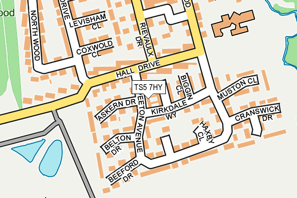 TS5 7HY map - OS OpenMap – Local (Ordnance Survey)