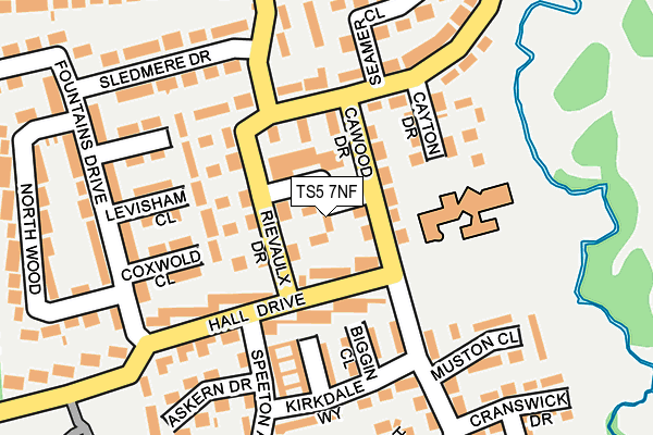 TS5 7NF map - OS OpenMap – Local (Ordnance Survey)