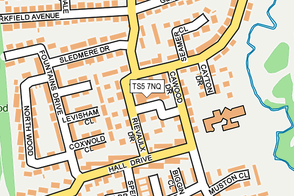 TS5 7NQ map - OS OpenMap – Local (Ordnance Survey)