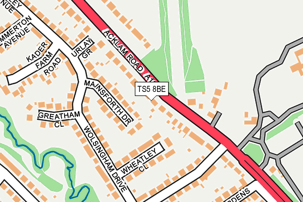 Map of SHIELD PROPERTIES NE LTD at local scale