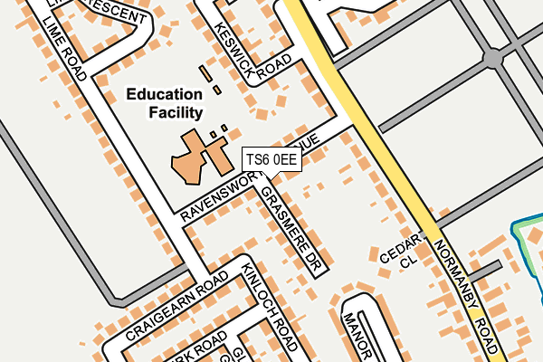 Map of NORMANBY ENGINEERING LIMITED at local scale