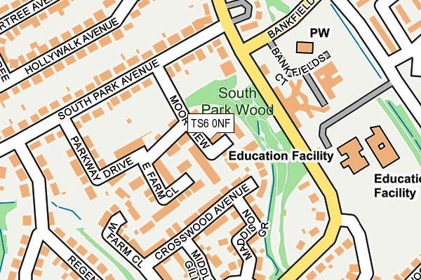 TS6 0NF map - OS OpenMap – Local (Ordnance Survey)