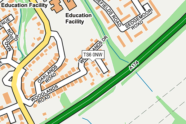 Map of D WARD LTD at local scale