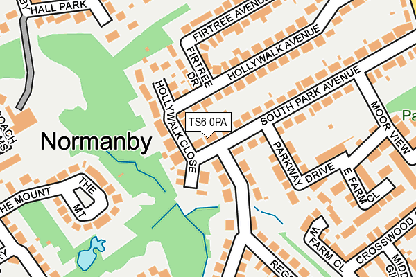 TS6 0PA map - OS OpenMap – Local (Ordnance Survey)