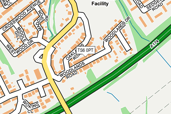 TS6 0PT map - OS OpenMap – Local (Ordnance Survey)