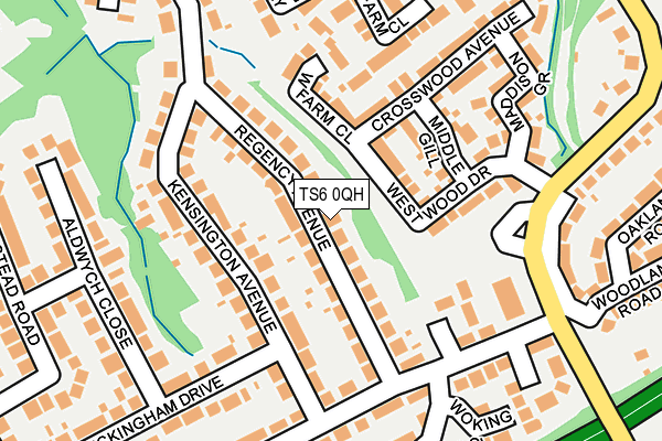 TS6 0QH map - OS OpenMap – Local (Ordnance Survey)