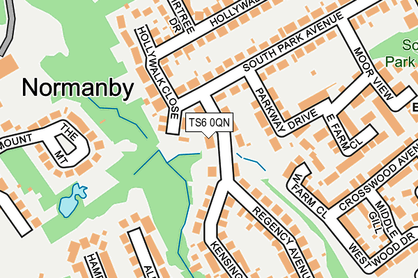 TS6 0QN map - OS OpenMap – Local (Ordnance Survey)