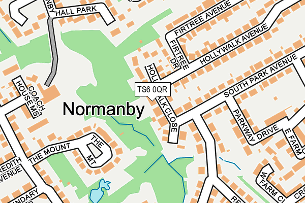 TS6 0QR map - OS OpenMap – Local (Ordnance Survey)