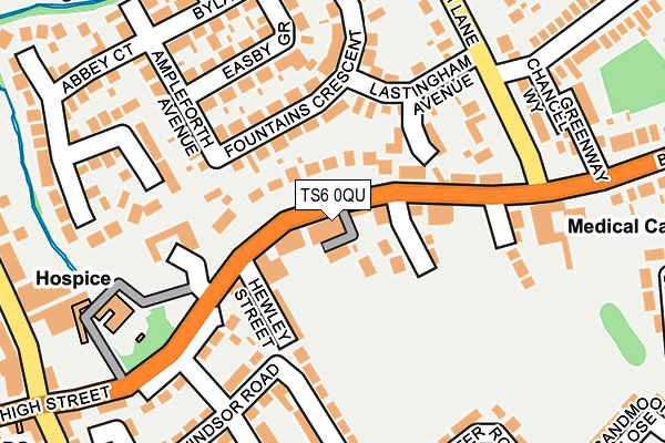 TS6 0QU map - OS OpenMap – Local (Ordnance Survey)