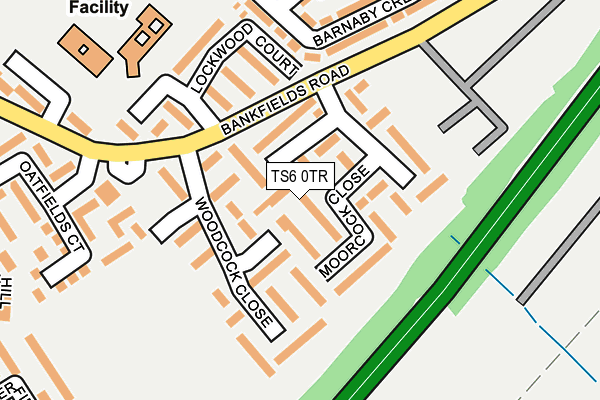 TS6 0TR map - OS OpenMap – Local (Ordnance Survey)