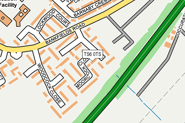 TS6 0TS map - OS OpenMap – Local (Ordnance Survey)