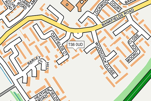 TS6 0UD map - OS OpenMap – Local (Ordnance Survey)