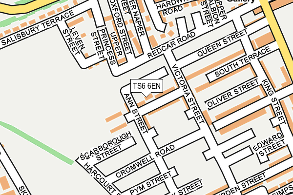 TS6 6EN map - OS OpenMap – Local (Ordnance Survey)