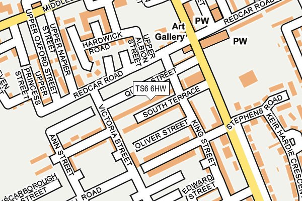 Map of PARADISE PARLOUR LTD at local scale