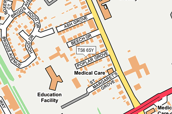 Map of NORMAN REED LIMITED at local scale