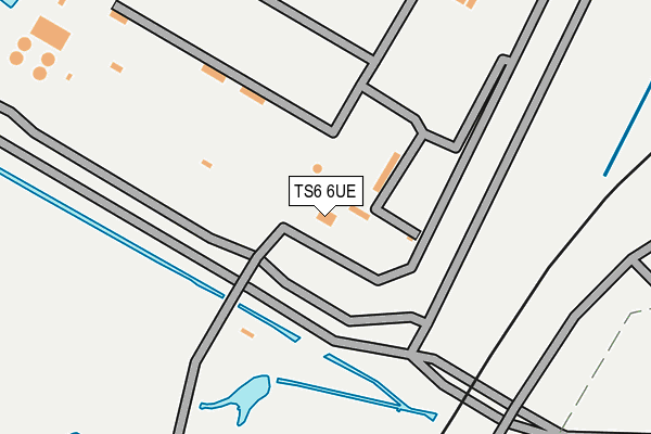 TS6 6UE map - OS OpenMap – Local (Ordnance Survey)