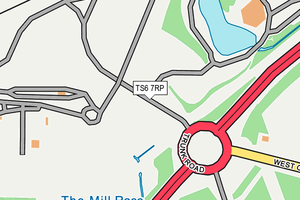 TS6 7RP map - OS OpenMap – Local (Ordnance Survey)