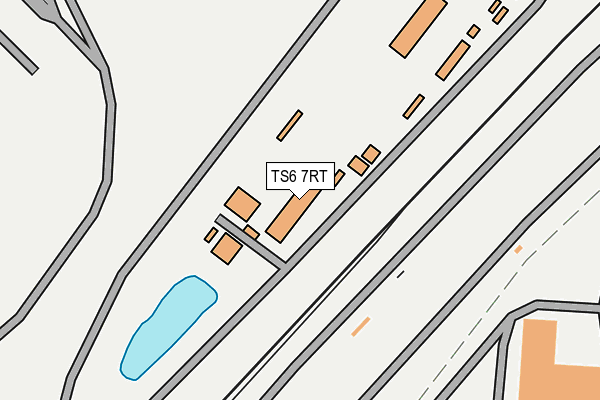 TS6 7RT map - OS OpenMap – Local (Ordnance Survey)