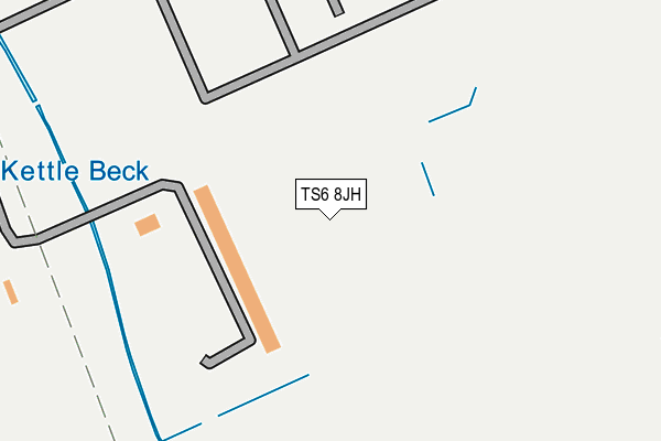 TS6 8JH map - OS OpenMap – Local (Ordnance Survey)