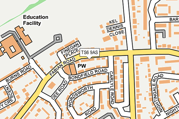 Map of DUMPERS N DIGGERS LTD at local scale