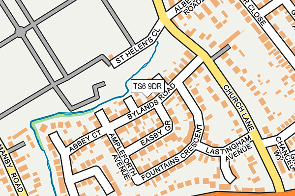 TS6 9DR map - OS OpenMap – Local (Ordnance Survey)