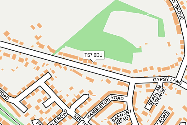 TS7 0DU map - OS OpenMap – Local (Ordnance Survey)