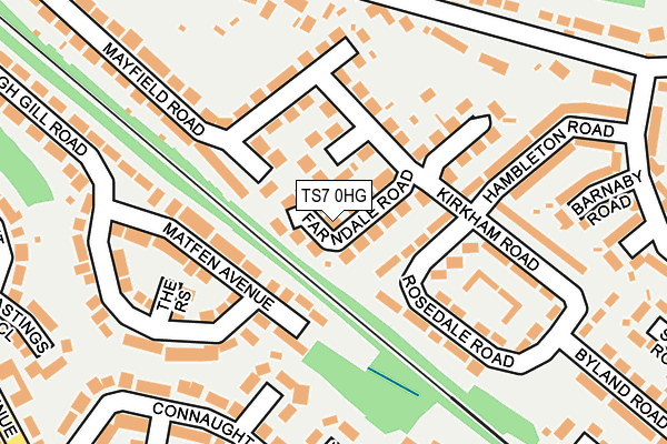 TS7 0HG map - OS OpenMap – Local (Ordnance Survey)
