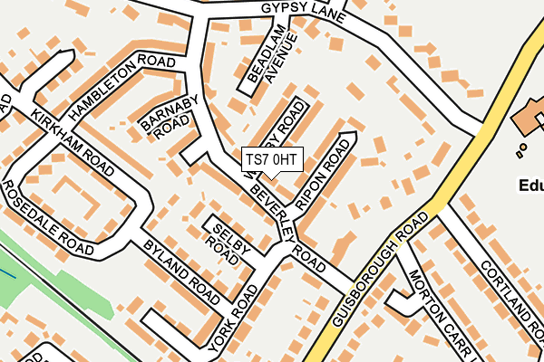 TS7 0HT map - OS OpenMap – Local (Ordnance Survey)